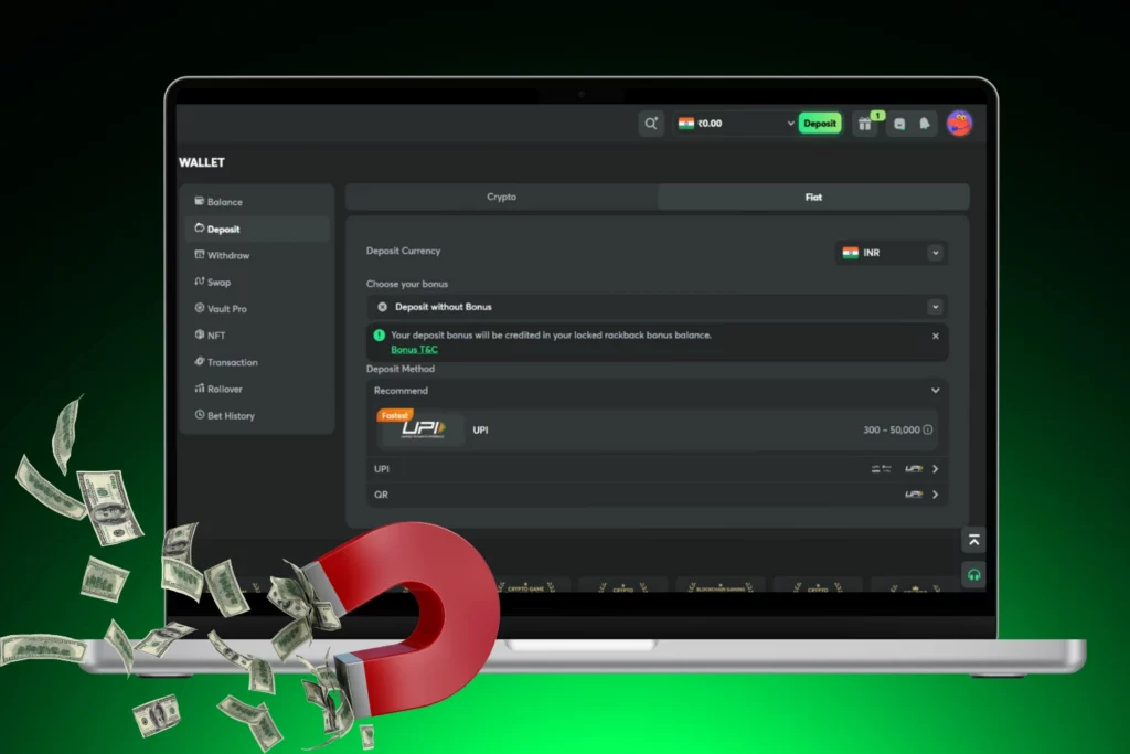 Making Your First Deposit BC.Game